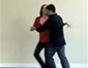 Take cues from a male lead in salsa dancing