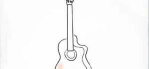 Draw a guitar