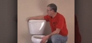Repair the flange on a rocking or leaking toilet