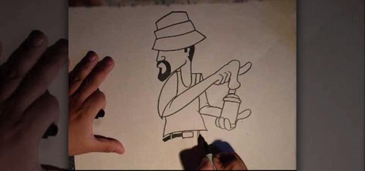 In this video, we learn how to draw a cholo graffiti character. 