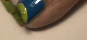 Apply an alien inspired Toy Story 3 manicure