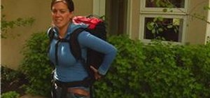 Fit a hiking backpack