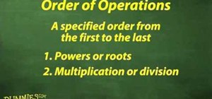 Apply order of operations in algebra