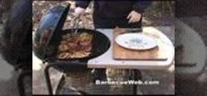 Make barbecue grilled pork chops