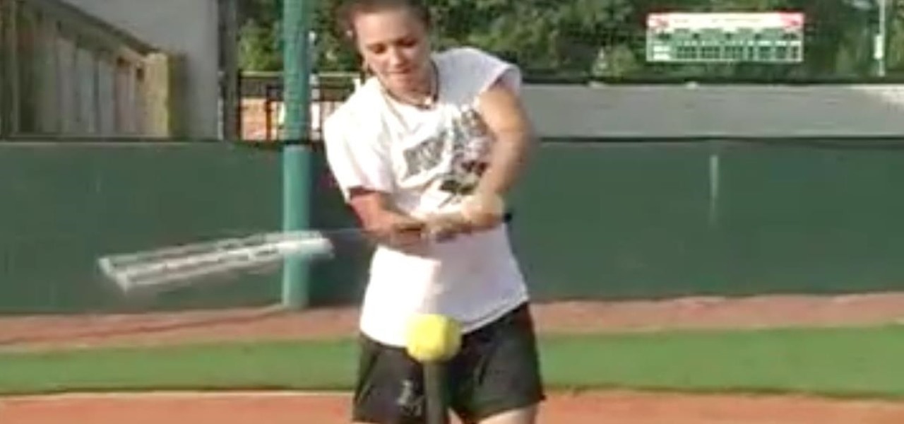 Do Softball Hitting Drills Without a Partner