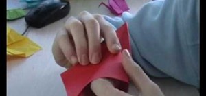 Fold a Christmas origami angel for beginners