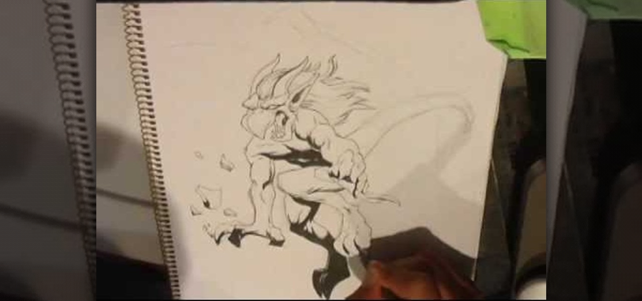 Draw and Ink Gargoyles