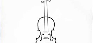 Draw a violin