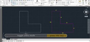 Lock angles with the Ortho and Polar modes in AutoCAD 2011