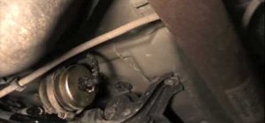 Change the fuel filter on a Ford Escape and most other cars