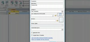 Use Application Parts when working in MS Access 2010