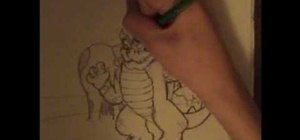 Draw Bowser from Bowser's Inside Story
