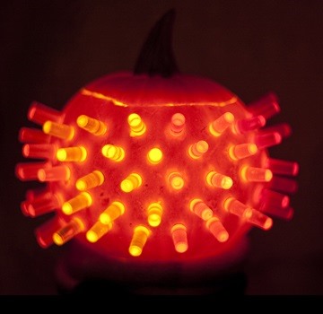 How to Make Your Jack-O'-Lantern Shine Lite-Brite Bright This Halloween
