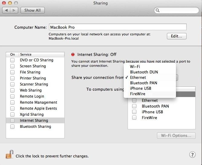 How to Setup a Wifi Hotspot on Your Mac.