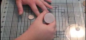 Make custom chipboard buttons for scrapbooking