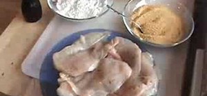 Cook a delicious chicken escalope or breaded chicken