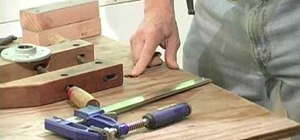 Make your own solid pipe clamp hold-down
