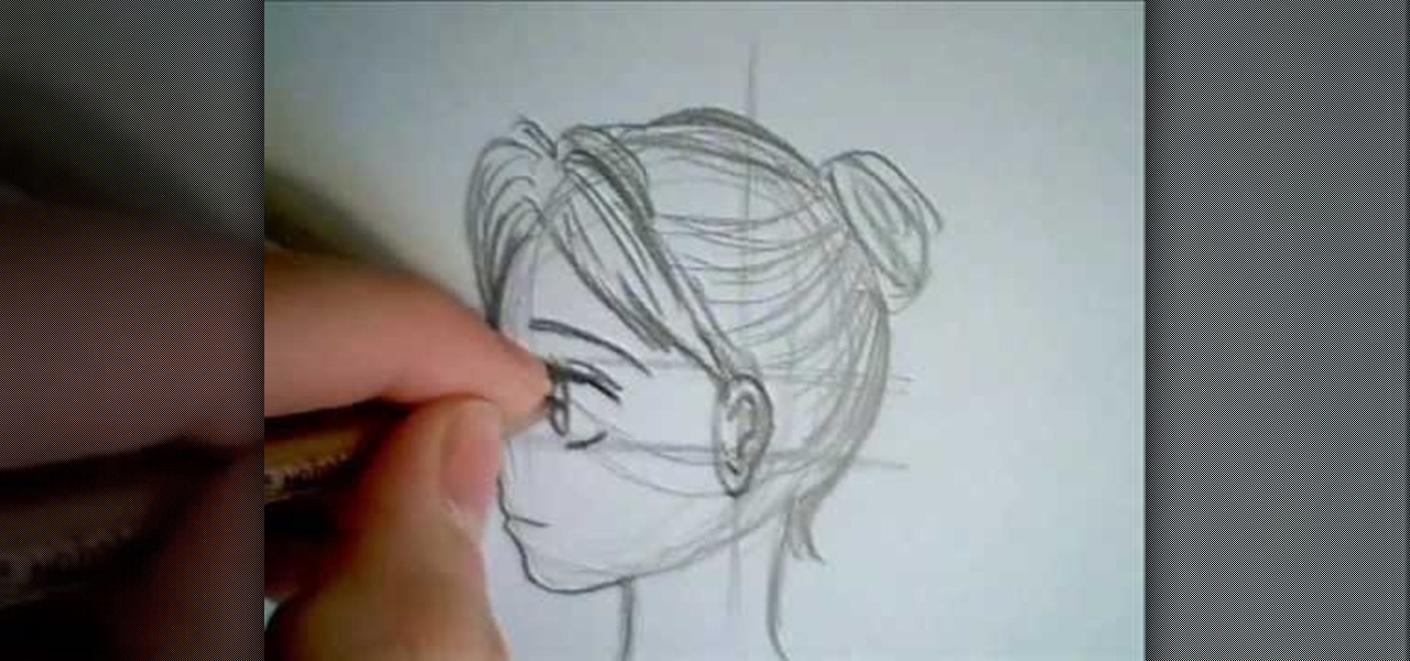 How to Draw a manga face sideways « Drawing & Illustration :: WonderHowTo