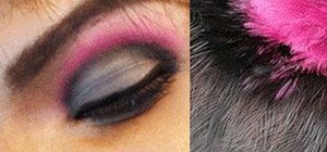 Do a feathery bird inspired makeup look with Petrilude