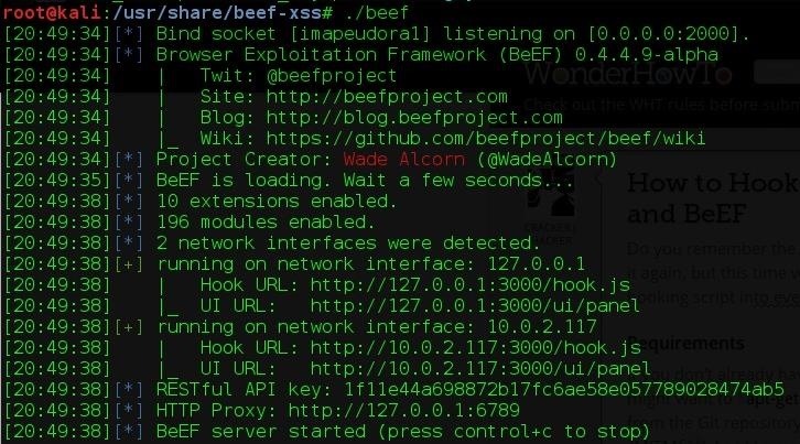 How to Hook Web Browsers with MITMf and BeEF