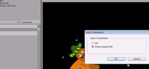 Use auto orient and the wiggler in Adobe After Effects