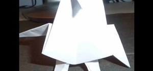 Make a 3D origami alien/monster for beginners