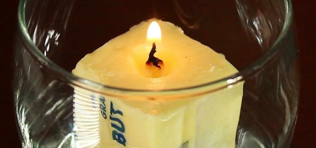 Make a MacGyver-Style, Emergency Butter Candle That Burns for Hours