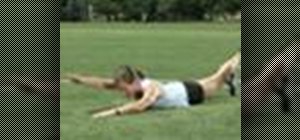 Complete a quick back routine to improve running form
