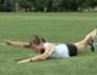 Complete a quick back routine to improve running form