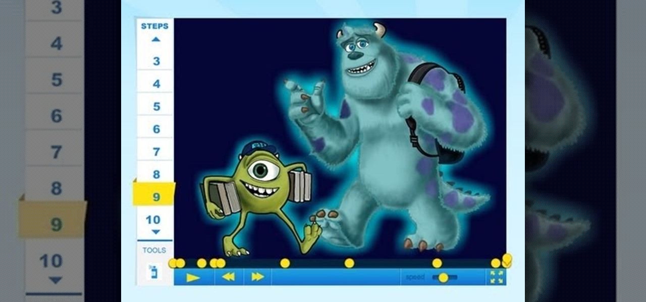 Draw Sulley and Mike from Monster University Movie