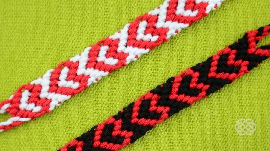 How to Make a Friendship Bracelet with Hearts