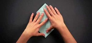 Fold an easy origami goldfish for beginners