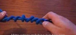 Tie a clinch knot