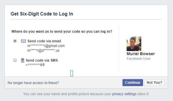 Facebook number or login with phone Phone number