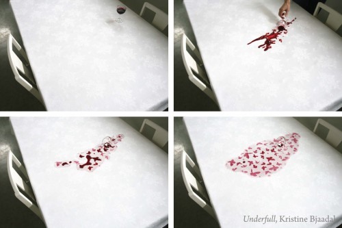 Spill-On-Purpose Tablecloth Reveals Secret Pattern