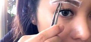 Shape and pluck your eyebrows