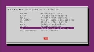 Changing Password for Ubuntu When Forgotten