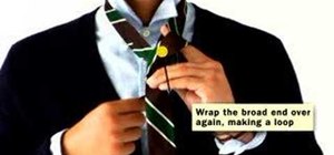 Tie the perfect four-in-hand necktie knot