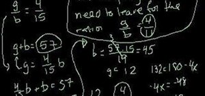 Solve advanced ratio problems in algebra