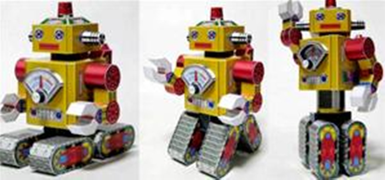 50 FREE Papercraft Robot Downloads