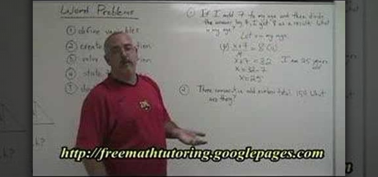 solve any algebra problem