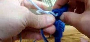 Change colors mid line without knots when crocheting