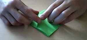 Fold a simple open top Japanese origami gift box