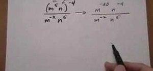 Simplify algebraic expressions with negative exponents