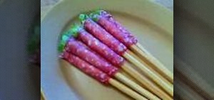 Make calabrese lollipops - antipasto on a stick!