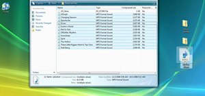 Unzip a folder, extract music files into iTunes and load them onto an iPod