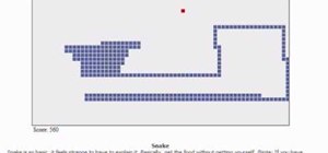 Play the arcade game Snake on Facebook and get a high score