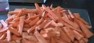 Prepare sweet potato fries