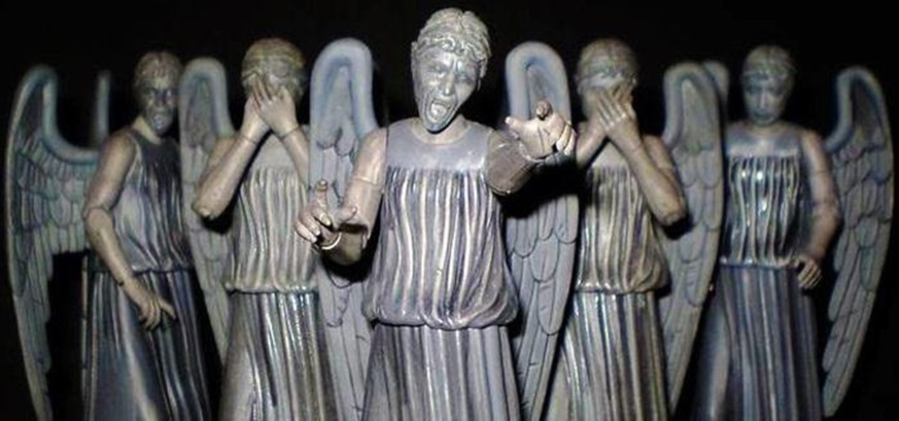 Geekify Your Christmas Tree with This Dr. Who 'Weeping Angel' Tree Topper